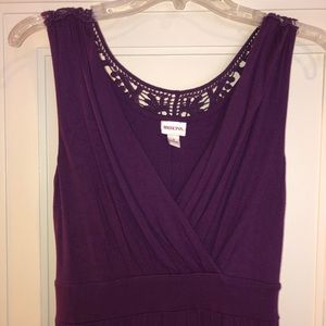 Plum, jersey maxi dress